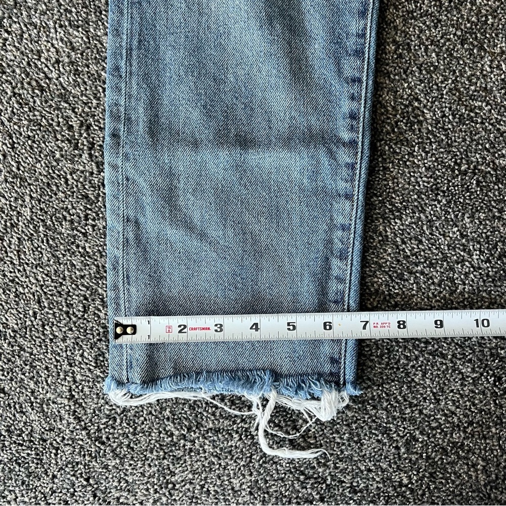 H&M Light Blue Tapered Jeans with Raw Edge - Picture 11 of 11